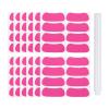 PATIKIL 48 Pairs Sports Eye Black Stickers, Under Eye Black Strips Football Face Stickers Breathable Eyeblack Sticker with 1 Pcs White Pencil for Baseball Fans on Game Day, Pink view 1