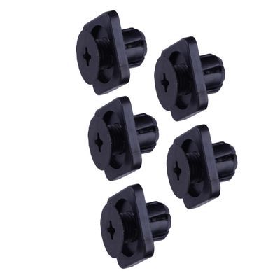 LXOINAGO 20 x Black Plastic Car Engine Splash Shield Mud Guard Skid Plate Retainer Clip Compatible for Honda