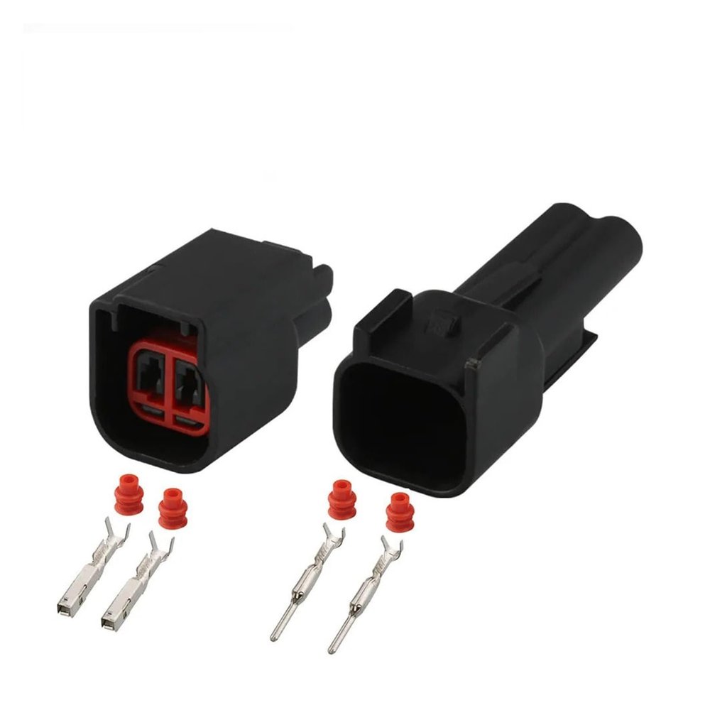 ROBAUN 1-20Sets 2 Pin Way Female Male EV6 Electrical Connector Plug DJ7023H-1.5-21 DJ7023H-1.5-11(Male Female Set,20Sets)