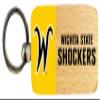 R and R Imports Wichita State Shockers 2.5 x 1-Inch Wooden Keychain Officially Licensed Collegiate Product Single view 1