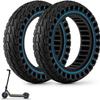 ThinkMRO 2PCS 10x2.5 inches Solid Tires for Electric Scooter, 60/70-6.5 Tire for Ninebot G30 /G30D /G30E /G30E /G30LP /G30D II /G30 Max, Tire Replacement for All 10 x 2.5'' Scooter Tires (Blue-Double) view 1