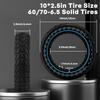 ThinkMRO 2PCS 10x2.5 inches Solid Tires for Electric Scooter, 60/70-6.5 Tire for Ninebot G30 /G30D /G30E /G30E /G30LP /G30D II /G30 Max, Tire Replacement for All 10 x 2.5'' Scooter Tires (Blue-Double) view 4