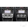 Auto Center Console Air Condition Control Buttons Decoration Decal 2pcs Sticker Glossy Piano Black Interior Trim Accessories Compatible with Subaru Impreza2015-2016/Subaru XV Crosstrek 2015-2017 - B view 3