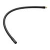 Motoforti Universal Tire Inflator Extension Tube Air Pump Extend Hose Adapter Tire Valve 14.17inch M8x0.8 10mm OD Durable Rubber Black Connector view 1