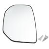 X AUTOHAUX Car Rearview Left Driver Side Mirror Glass Replacement W/Backing Plate Heated White Glass for Citroen Berlingo 2008-2012 view 1