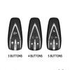 ONNAT Car Leather Keyring Shell Case Key Fob Cover Case, for Changan CS35PLUS CS55PLUS CS75PLUS 2019, Key Fob Holder Case Cover view 2