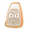OFF WE GO for Jeep Key Fob Cover, Soft TPU Car Key Case Protection Compatible with Jeep Wrangler Compass Dodge Ram Durango Caliber Dakota Nitro Chrysler Smart Car Key Accessories (Gold White) view 1