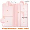 YeeCASE Car Registration and Insurance Holder, Car Document Holder with Closure, Pink with Letters Wallet Case Auto Vehicle Car Accessories for Women and Men view 2