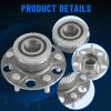 BRTEC Rear Wheel Hub and Bearing Assembly w/ABS, Replaces OE 512343, 2Pack view 4
