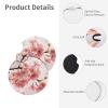 2 PCS Car Coaster for Cup Holders Universal Automotive Cup Mat cherry blossom Cup Pad Mat 2.7" Waterproof Neoprene Non-slip Cup Holder Coasters for Car Interior Accessories view 3