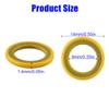 Karlass 6pcs 26-830749 Gearcase Drain Plug Seal Washer Gaskets, Lower Unit Grease Gaskets Washer Drain Plug Seal Gearcase Lube Drain Screw Washer Compatible with Mercury Marine/for Mercruiser view 2