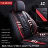 Niscarda for Ford Five Hundred 2012 Car Seat Covers, Full Coverage Customized seat Covers Premium Leather Waterproof Stain-Resistant Easy to Install (Full Set, Black&Red) view 4