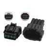 automotive electrical connectors 1 Set 8 Pin Automotive Wire Connector Headlight Socket 2.2 mm Female Male Pl/*ug compatible with the 6185-1177 6188-0736 6918-1780 PB291-08827 PB295-08820/DJ7089B-2.2- view 2