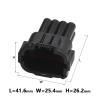 automotive electrical connectors 1 Set 8 Pin Automotive Wire Connector Headlight Socket 2.2 mm Female Male Pl/*ug compatible with the 6185-1177 6188-0736 6918-1780 PB291-08827 PB295-08820/DJ7089B-2.2- view 3