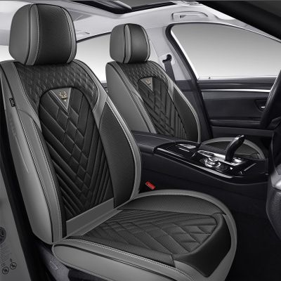 Arocx Front Set Seat Covers for Lexus CT 200h 2011-2017, Black-Gray