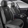 Arocx Front Set Seat Covers for Lexus CT 200h 2011-2017, Black-Gray view 1