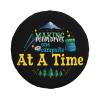 YIWUOUFA Spare Tire Cover Making Memories One Campsite At A Time Weatherproof Universal Wheel Protectors Camper Tire Covers for Trailer Rv Travel 14"" 15"" 16"" 17"" TC1019 view 1