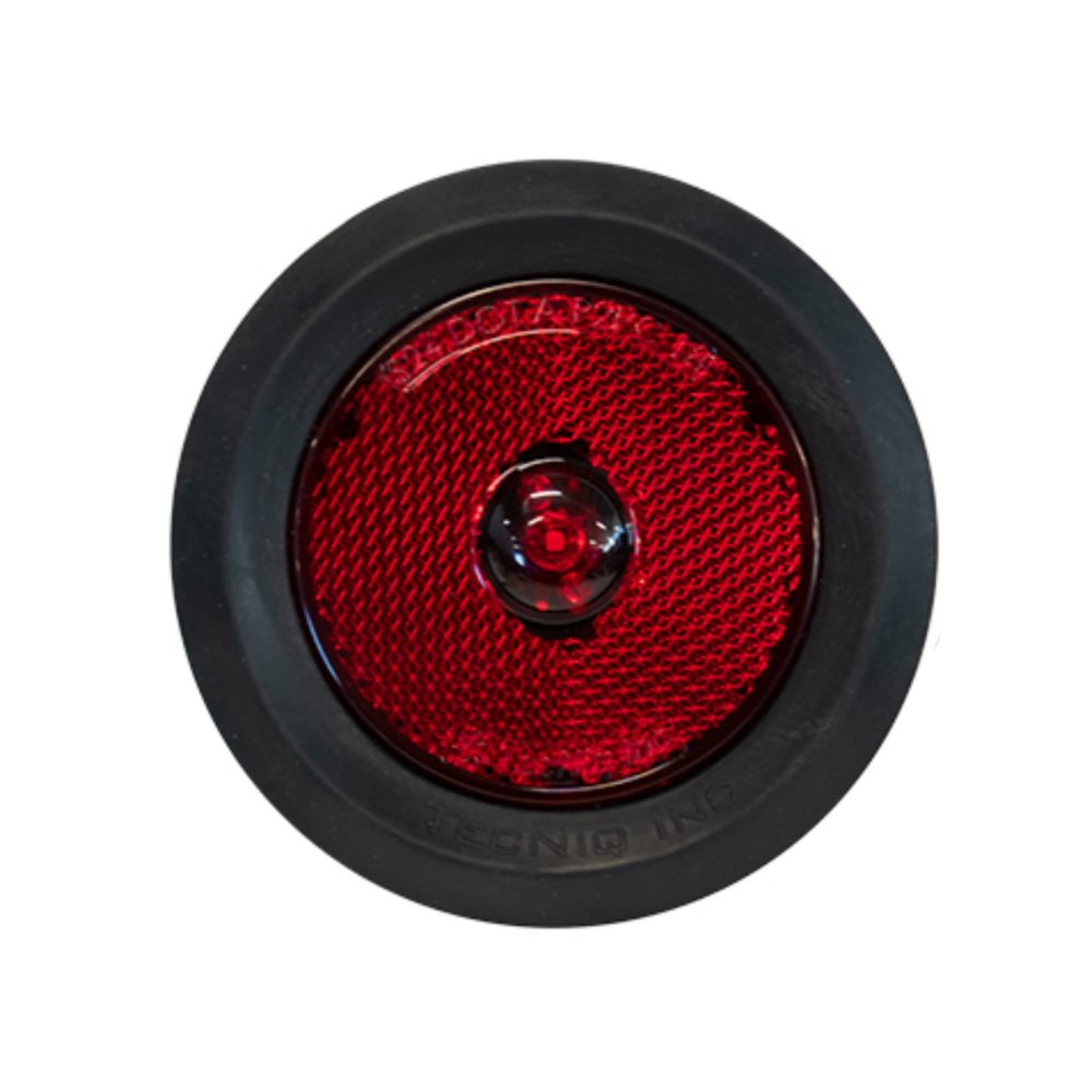 TecNiq, Inc Tecniq New OEM 2.5"" Round Red PC Sidemarker w/Reflector, S24-RR00-1
