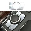 mainlly 4X Car Multimedia Buttons Cover Trim Fit for Mercedes-Benz ML GL W166 X166 2012~2015 view 3