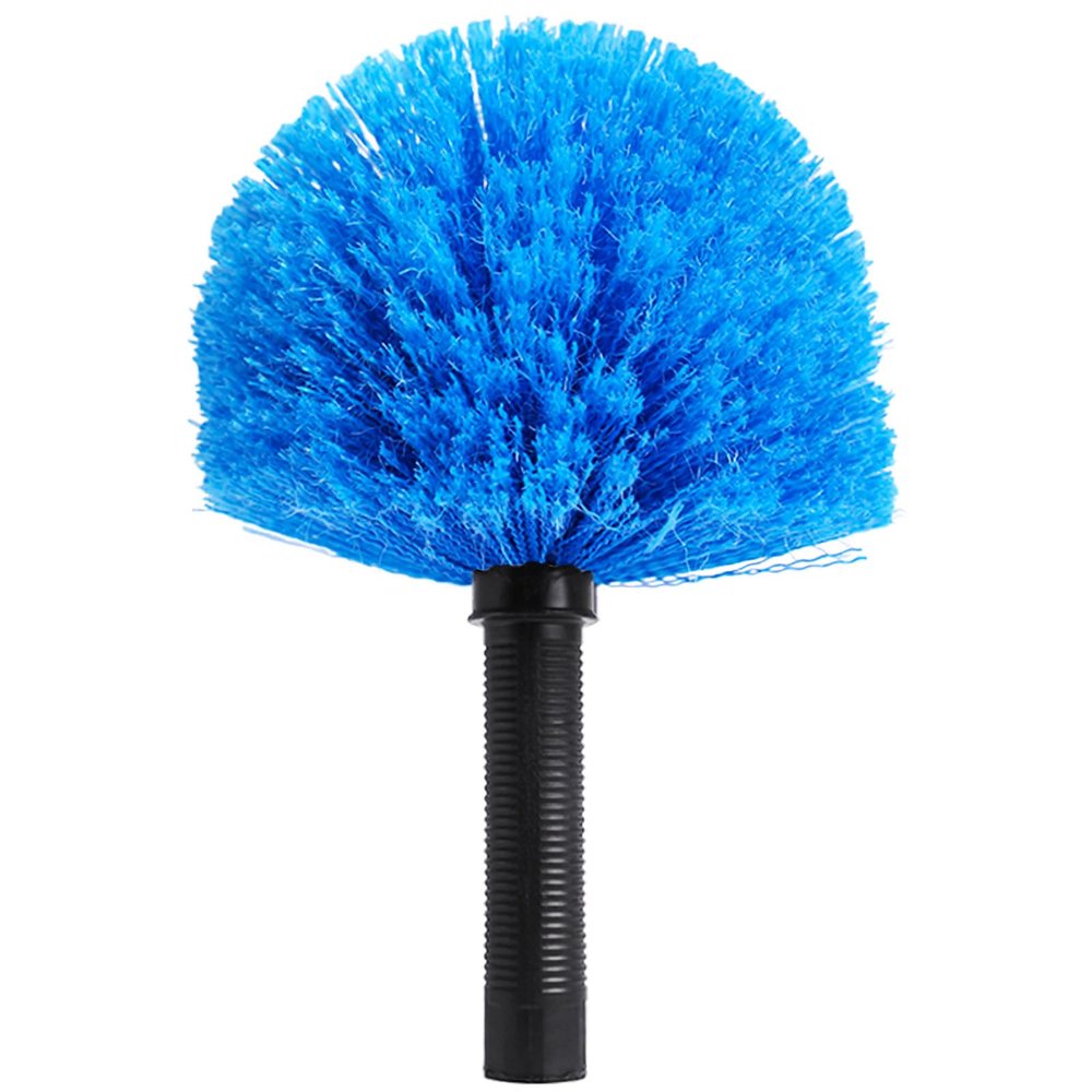 Cobweb Duster, Bafezoze Cobweb Brush Replacement Head, Spider Web Brush Remover Outdoor Blue (Pole Not Included)