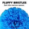 Cobweb Duster, Bafezoze Cobweb Brush Replacement Head, Spider Web Brush Remover Outdoor Blue (Pole Not Included) view 3
