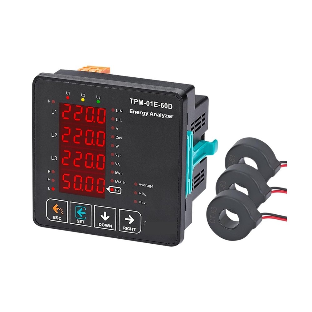 QZLIBEFUD TPM-01-XXD Analyzer Multimeter 3P&4W(TPM-01E-60D)