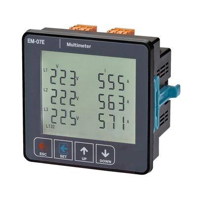 QZLIBEFUD EM-07E Voltage, Current, Frequency, Apparent Power, Multimeter, 3P&4W(Without CT.)