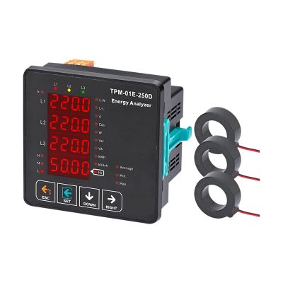 QZLIBEFUD TPM-01-XXD Analyzer Multimeter 3P&4W(TPM-01E-250D)