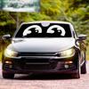 GUGLILI Funny Eyes Car Windshield Sun Shade Custom Cartoon Eyes Car Front Window Sunshade Sun Shield Visor Protector 55 X 30 Inch Style 7 view 3