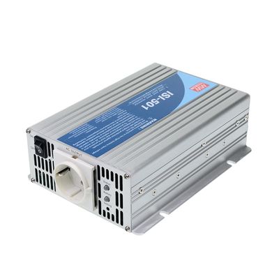 Mean Well ISI 500W Sine Wave DC-AC Inverter ISI-501-124A EU Standard Plug Power Supply Converter Driver Transformer for Automobile Communication Equipment Etc