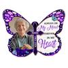 Custom Photo Until I See You Again - Memorial Personalized Custom Car Visor Clip, Sympathy Gifts For Family Members, Personalized Car Picture Frame Visor Clip, Photo Holder Car Visor Clip view 1