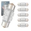 Wiseshine DC 24V 31mm Festoon LED Bulb DE3175 Amber Yellow DE3021 LED Car Bulb for Truck Interior Door Cargo Lights (Pack 6) view 1