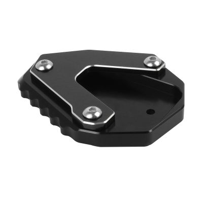Motorcycle Kickstand Pad Enlarger Extension Side Stand Plate Pad Replacement for Moto Morini X-cape 650 X cape 650 2022 2023 (black)