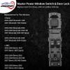Window Control Switch Electric 15883318 for CHEVROLET,GMC view 4