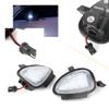 Three T FSFY 1 Pair Automotive Under Side Mirror Puddle Light LED Lamp Assembly For VW Golf 6 For Touran 2010-2018, clear view 3