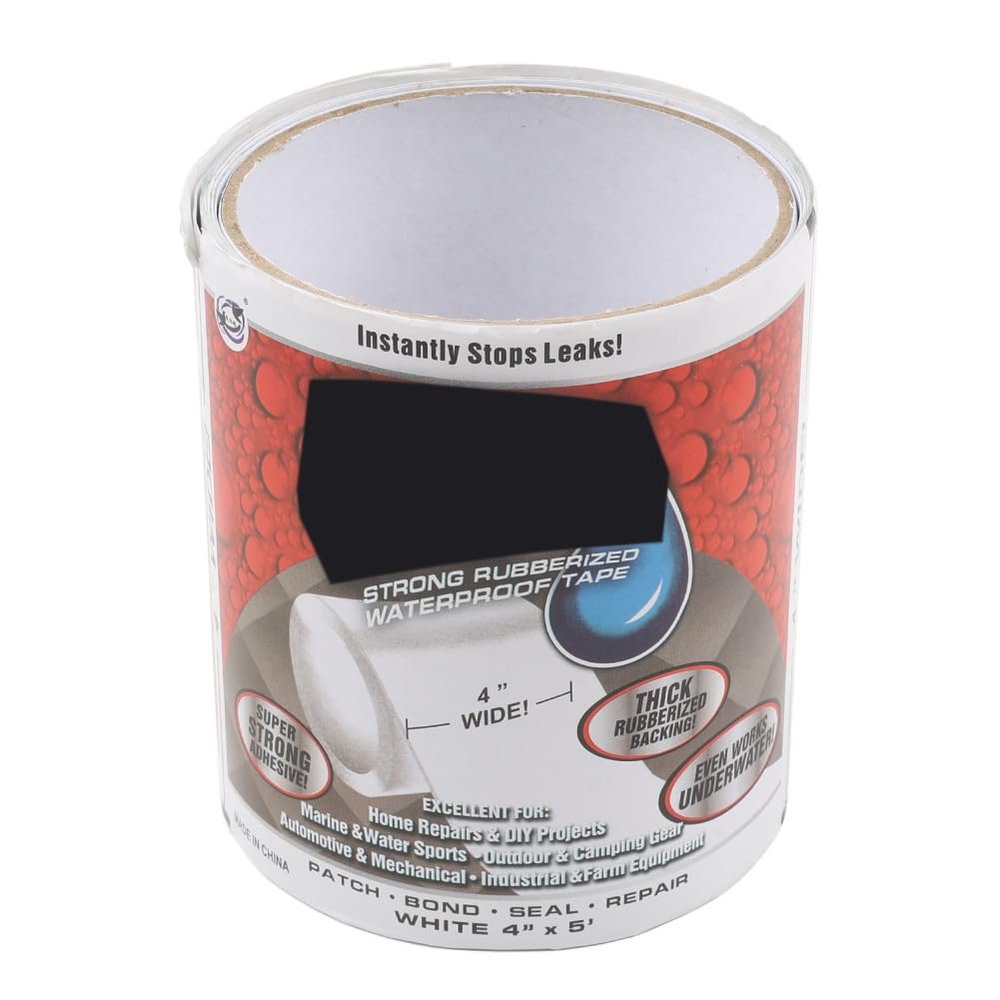 Lirun 10CM Waterproof Rubberized Sealant Tape Super Strong White For Roof leaks, gutters, down spouts, boats