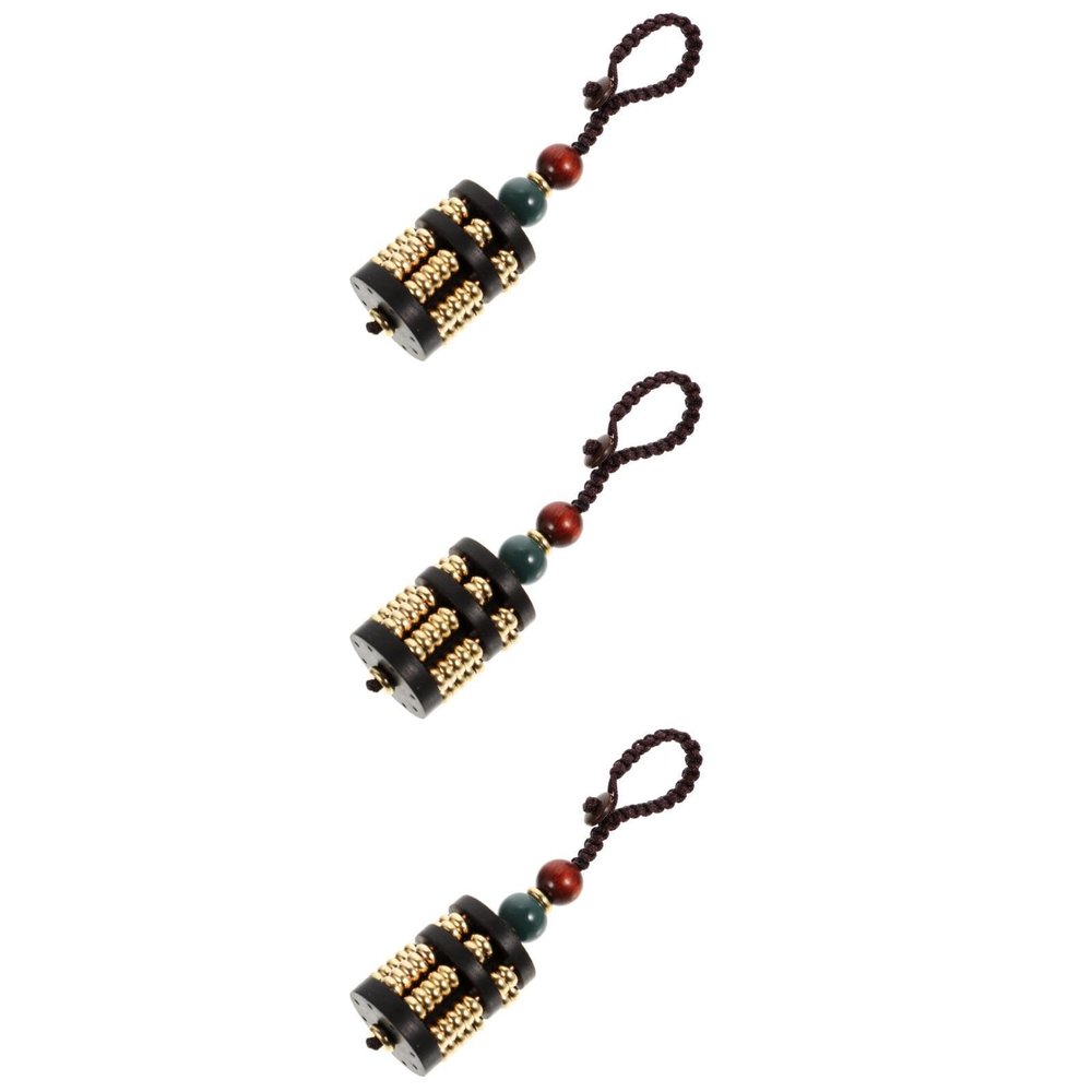 LIFKOME 3pcs Vintage Abacus Pendant Keychain Boys and Girls Abacus for Math Ornament