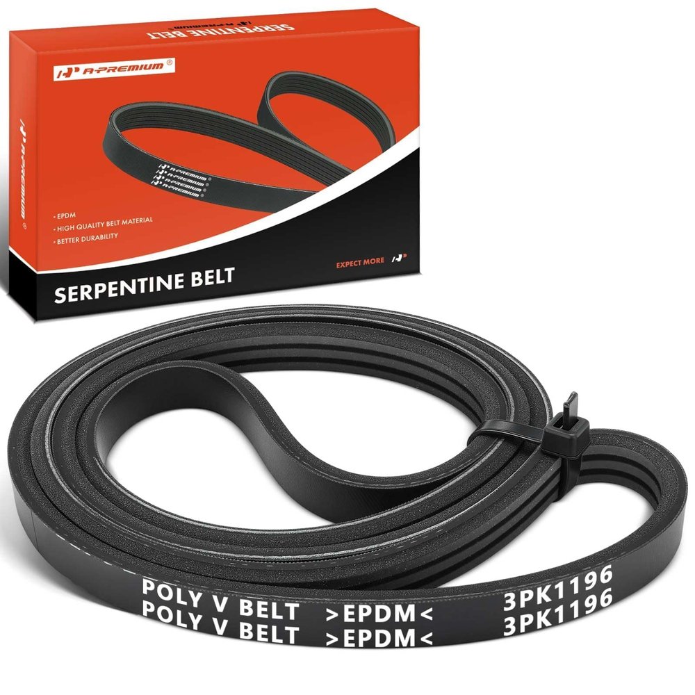 A-Premium 47.17 Inch 90916-A2022 Power Steering Serpentine Drive Belt Fit For Toyota Camry 2010-2011 L4 2.5L