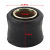 FSFY 12mm Motorbike Rear Shock Absorber Bushing Ring Cushion For Universal Motorcycles for HONDA for Harley for Yamaha Rubber Black view 2