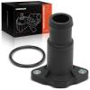 A-Premium Engine Coolant Thermostat Housing Water Outlet [with Seal] Compatible with Volkswagen - Jetta/Golf 1989-1989 1.8L, Jetta/Golf 1990-1992 2.0L, Passat 1990-1993 2.0L - Rear Side view 1