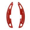 Three T FSFY Steering Wheel Shift Extension Paddle Shifter Cover Carbon Fiber Red ABS for Lexus NX 260 350 450H 2022, Forged Pattern view 3