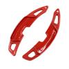 Three T FSFY Steering Wheel Shift Extension Paddle Shifter Cover Carbon Fiber Red ABS for Lexus NX 260 350 450H 2022, Forged Pattern view 4