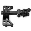 QUPA AM STORE RC Metal Tow Trailer Hitch Shackle Hook for Axial SCX6 Upgrade 1/6 Scale Rear Bumper RC Crawler,Black view 2