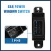 INFINAUTO Power Window Switch, Left Right Side Window Control Switch No.93581-1R000 for Hyundai Accent 2012 Black, 1 Pc view 4