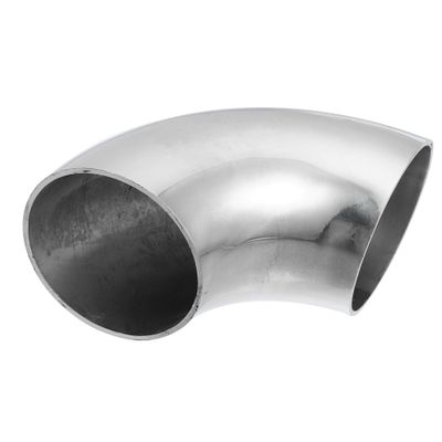 TUCKBOLD 90 Degree Mandrel Bend Elbow Tube OD 2" Inch Stainless Steel Reusable | Exhaust Elbow Pipe Stair Handrail Tube 1 Pcs