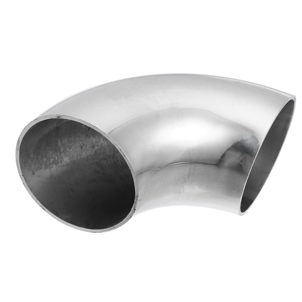 TUCKBOLD 90 Degree Mandrel Bend Elbow Tube OD 2" Inch Stainless Steel Reusable | Exhaust Elbow Pipe Stair Handrail Tube 1 Pcs