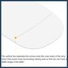 INFINAUTO for Jeep Cherokee 2014-2019 Car Rearview Mirror Glass Replacement with Backing Plate Heated Driver Left Side view 4