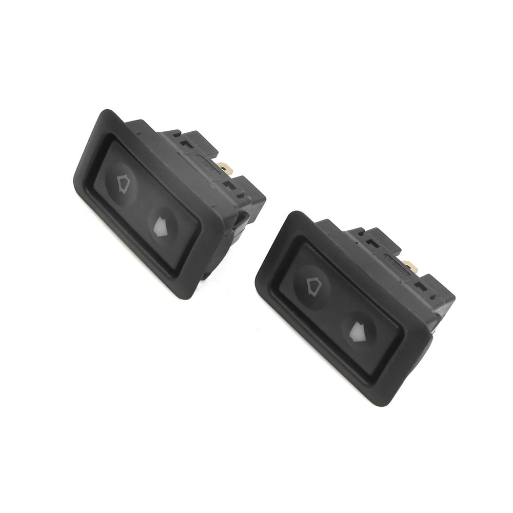 INFINAUTO Power Window Switch, Car Window Control Switch Black, 2pcs