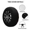 YIWUOUFA Spare Tire Cover Bald Eagle American Flag Wheel Covers Weatherproof Universal Wheel Protectors for Rv SUV Camper Travel Trailer 14"" 15"" 16"" 17"" TC274 view 2