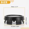 Partuto 1 Pcs 79mm 3.11" OD - Universal Car Wheel Hub Center Caps - Car SUV Trucks Auto Hub Covers Automotive Accessories Scratch Resistant Rustproof - Durable Plastic Gloss Black view 4